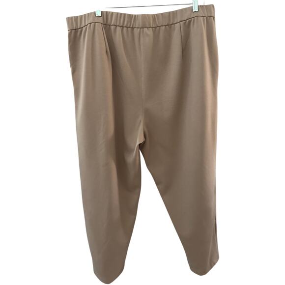 Eileen Fisher Plus Flex Tencel Ponte Slouchy Pant Beige Size 1X - Picture 10 of 10